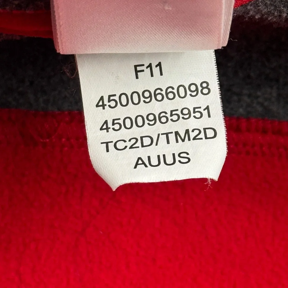 The North Face Jacket Toddler‎ Kids 3T Red Gray Fleece Full Zip Outdoor Gorpcore